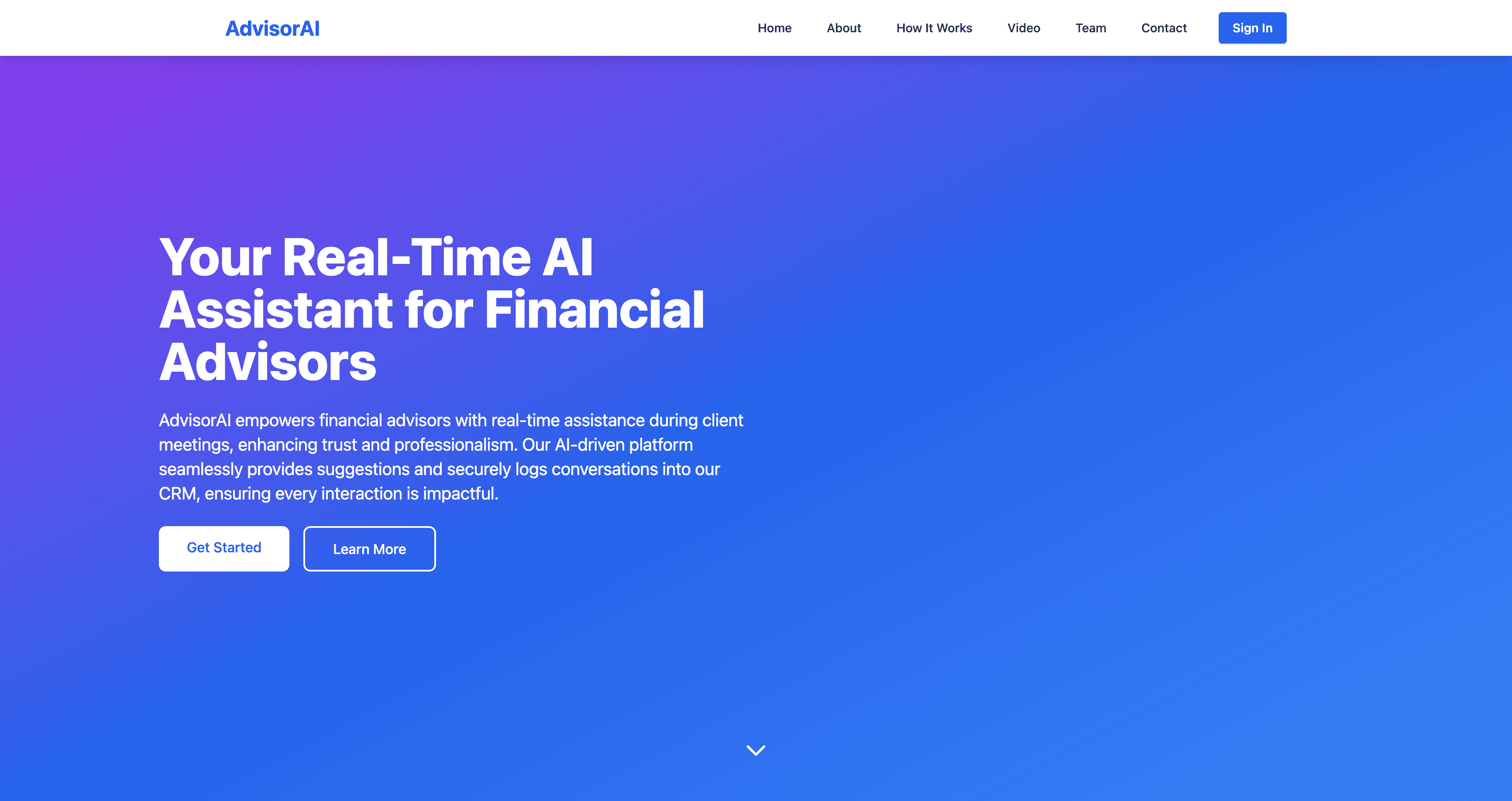 Advisor AI – Real-Time Financial Meeting Assistant